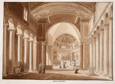 San Pietro in Vincoli, 1833 by Agostino Tofanelli
